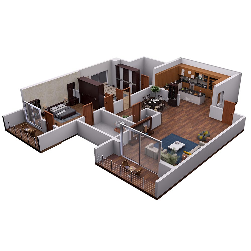 3D Floor Plan Design Services Online | Portfolio | PGBS