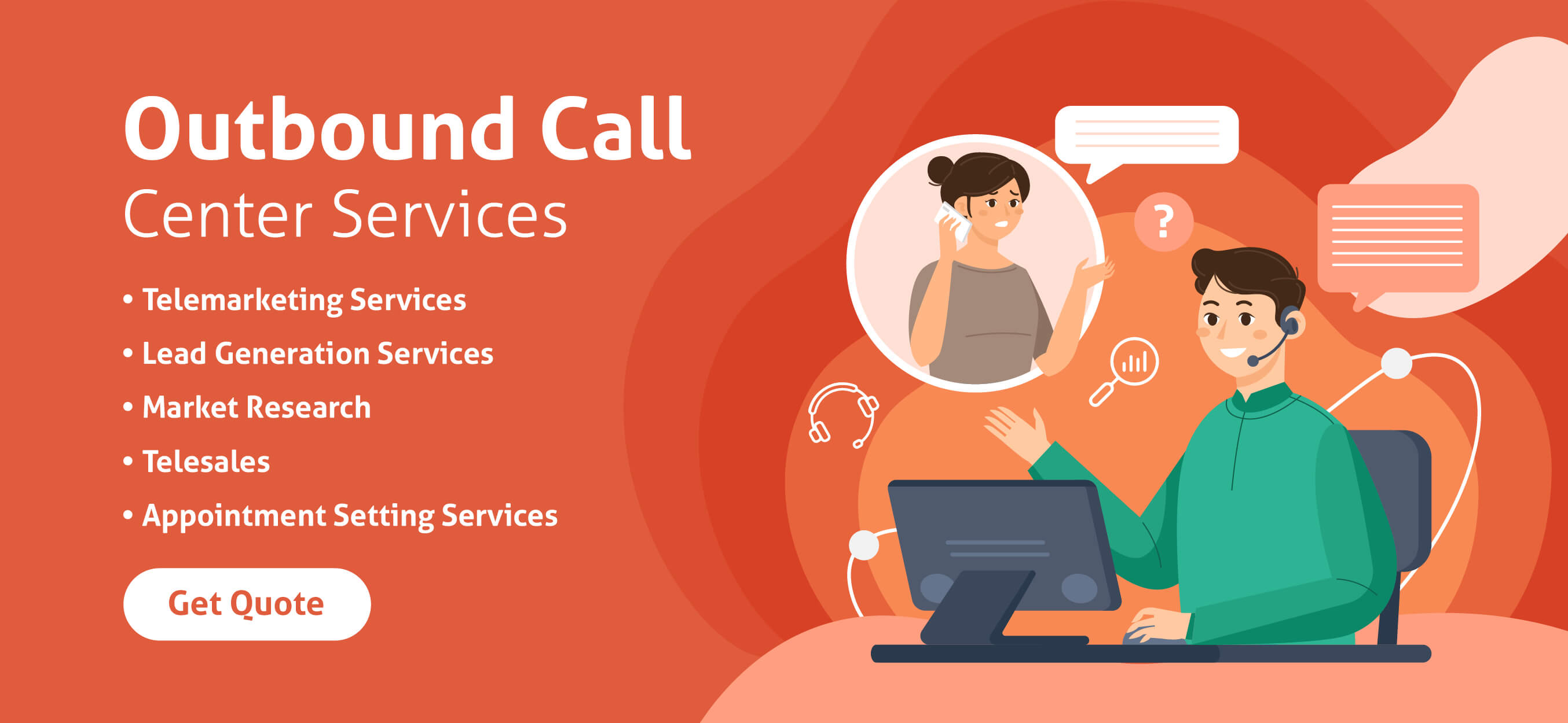 Outbound call center outsourcing