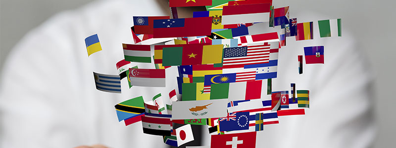multi language flags