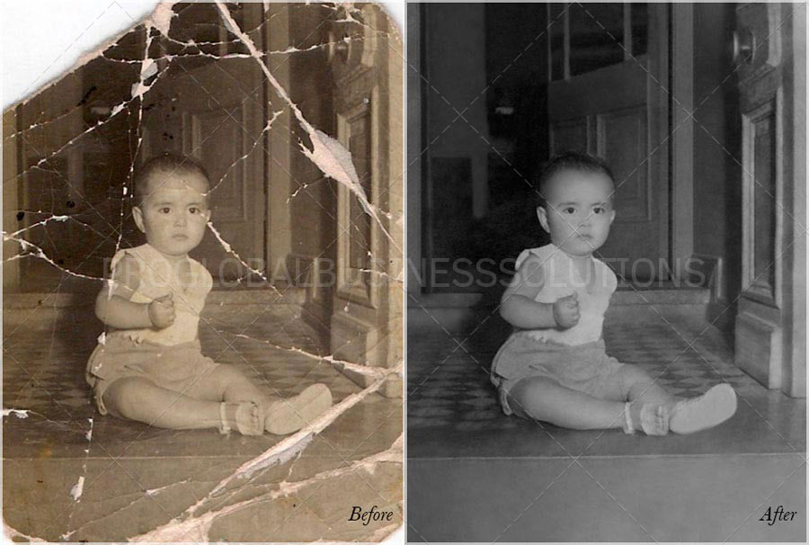 damaged image restoration