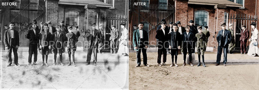 photo restoration and colorization