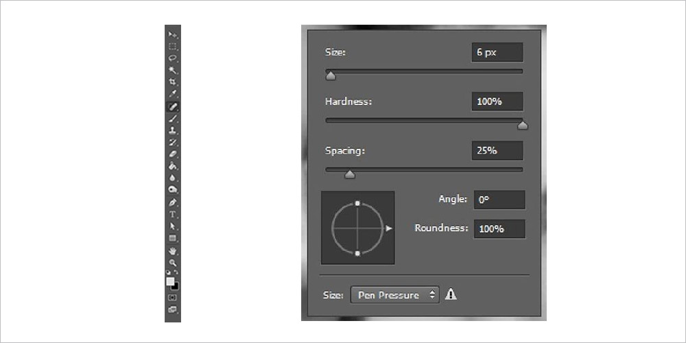 using spot healing tool