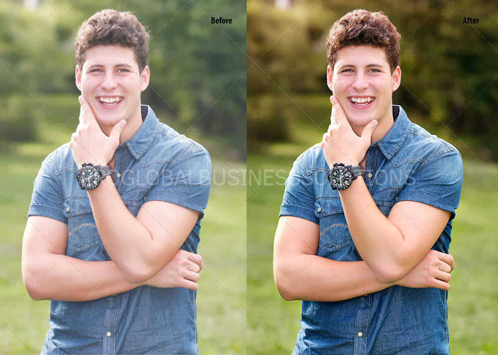 portrait photo retouching service