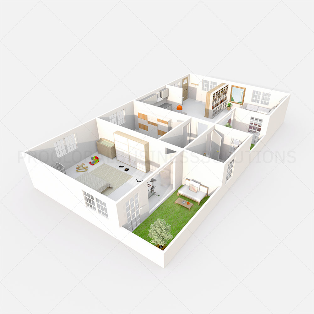 2D to 3D Floor Plan Conversion