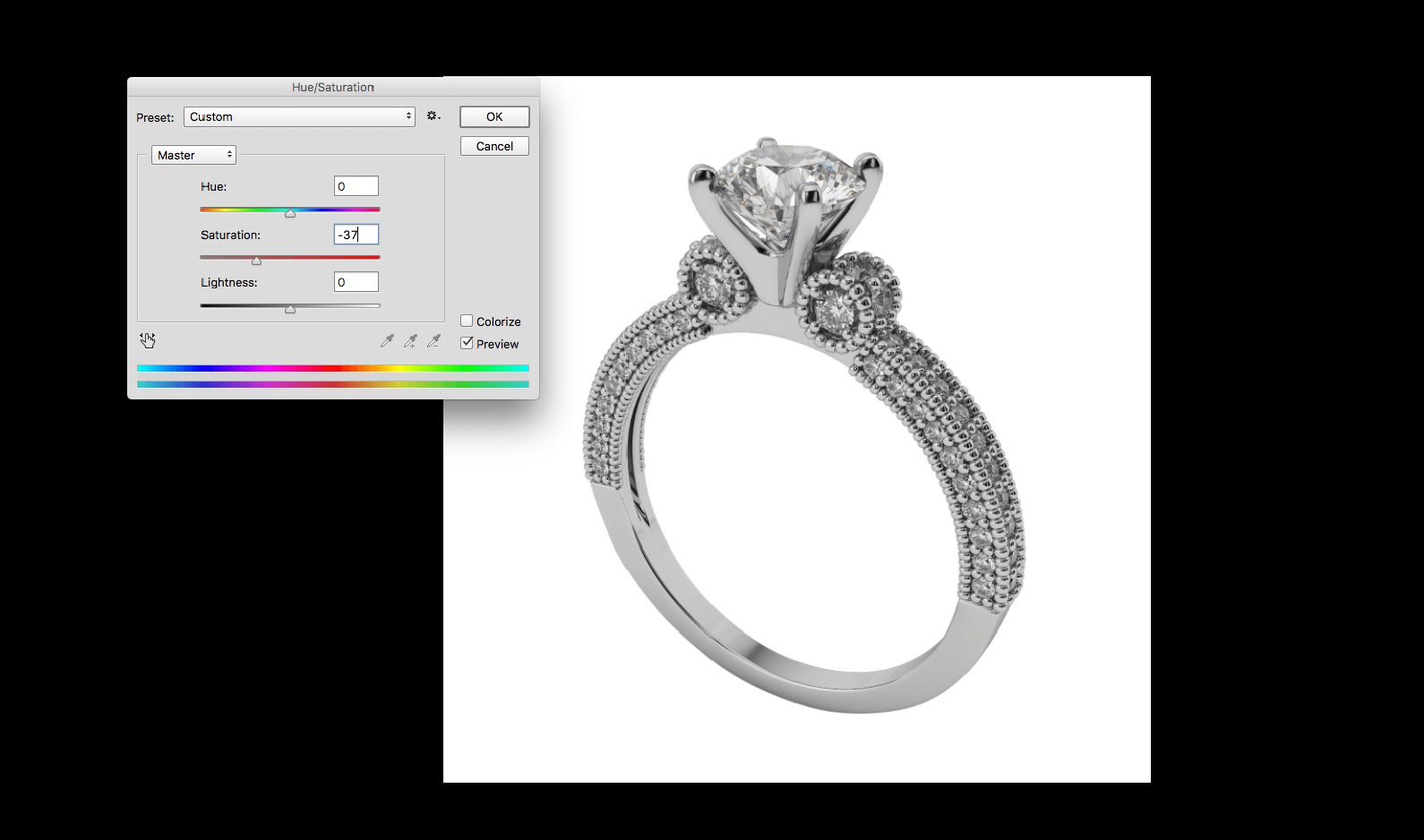 jewellery photo editing in photoshop