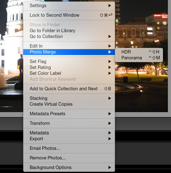 photo merge option