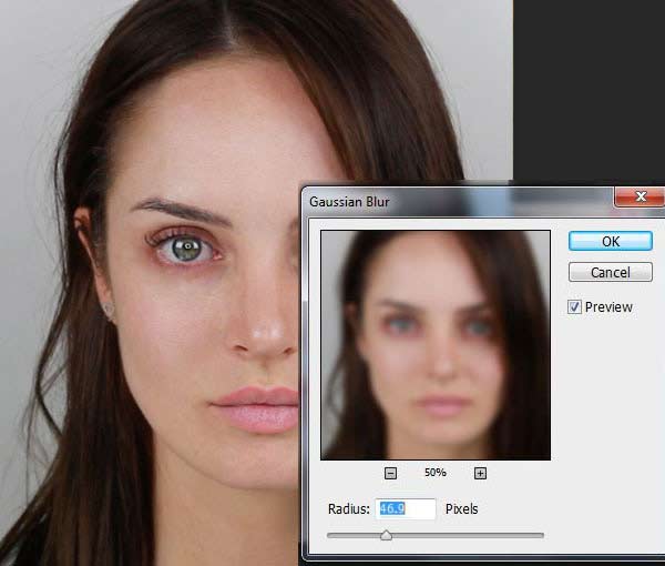 Frequency Separation Portrait Retouching in Photoshop