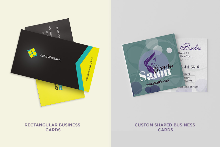 Rectangular Shaped Business Cards