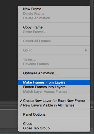Make Frames From Layers Option