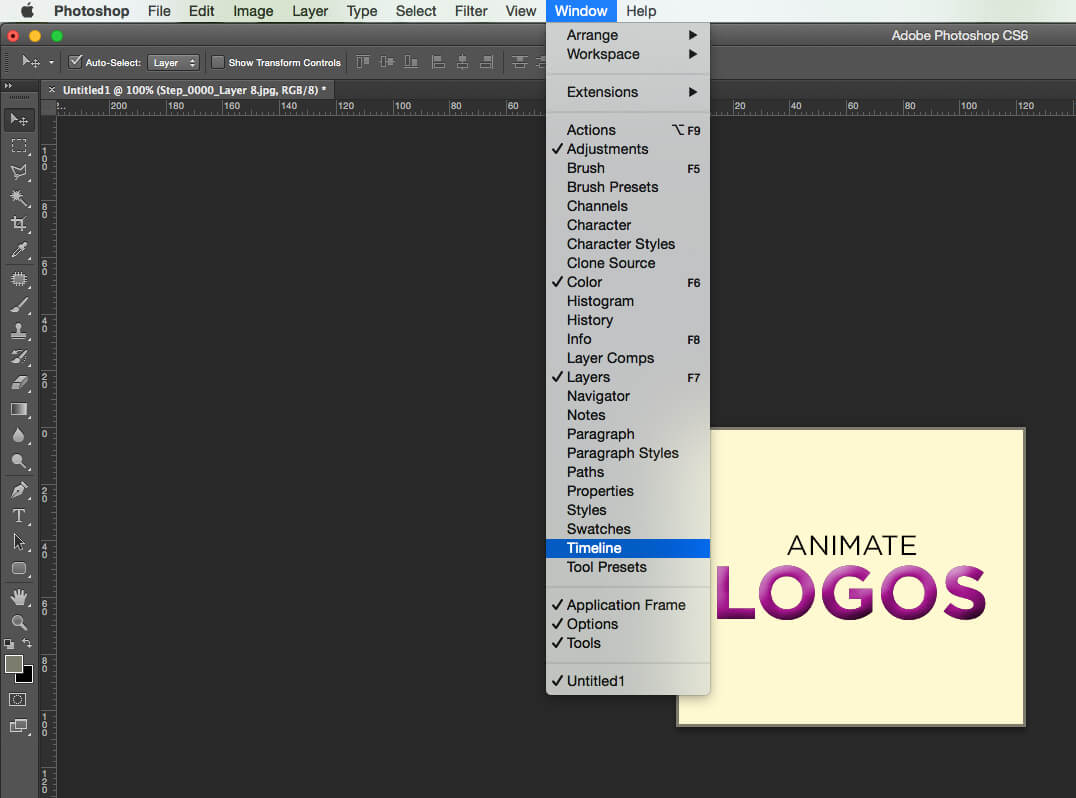 Guide for Creating GIF Logo Animation in Photoshop (Tutorial)