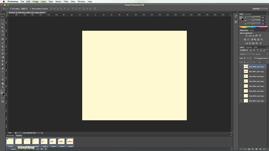 Photoshop logo animation tutorial