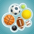 Sports Equipment Illustration