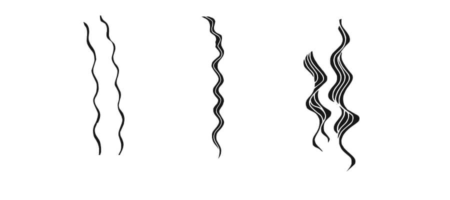 drawing curly hair