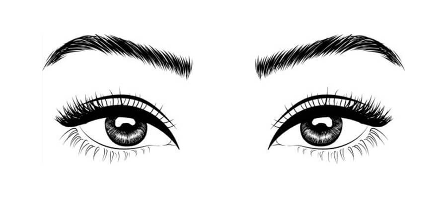 sketching eyes