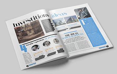 magazine layout design