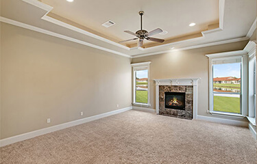 Empty Room Space for virtual staging