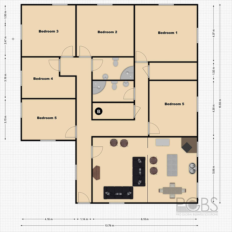 5 bedroom house design