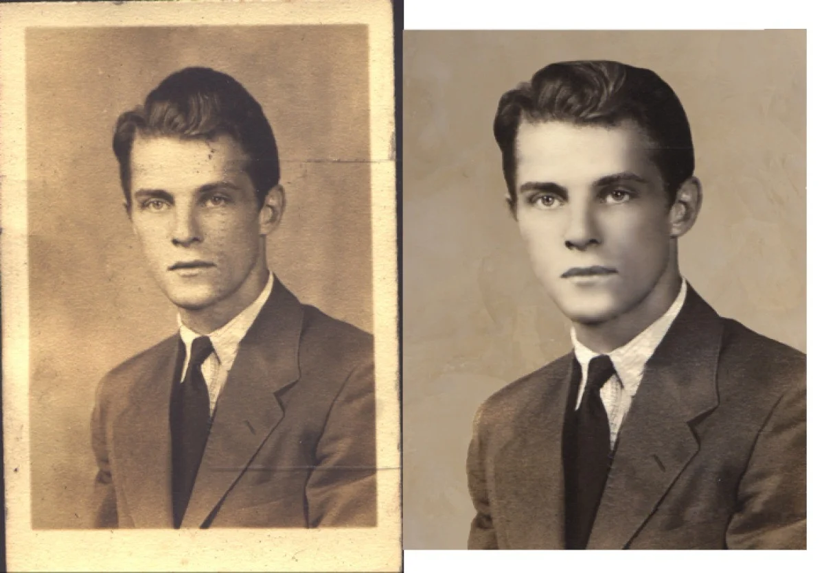 simple photo restoration