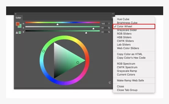 Color Wheel in Photoshop