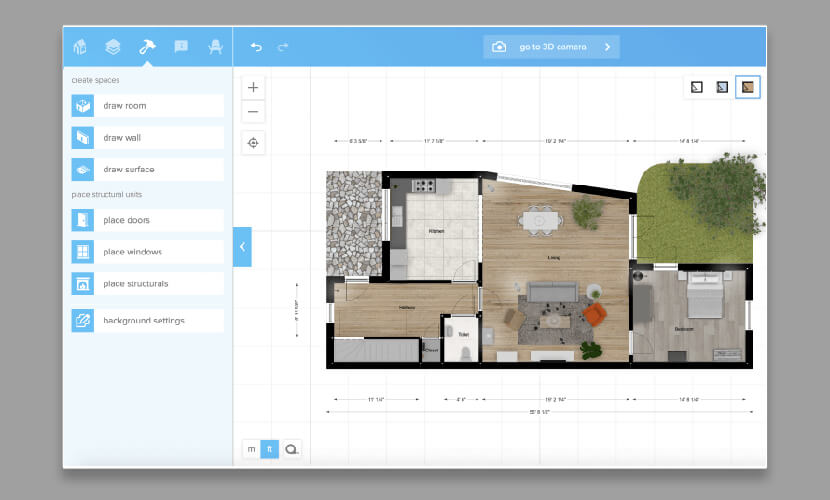 Free, intuitive 3D room planner - Roomle