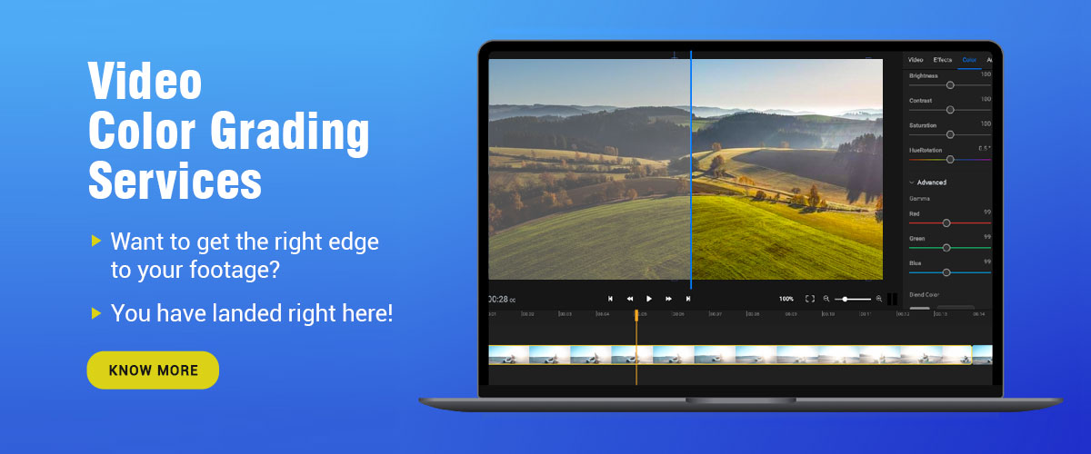 video color grading services