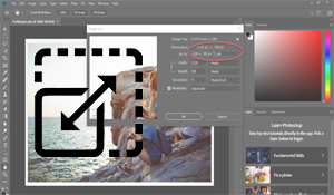 photoshop tutorial resize image