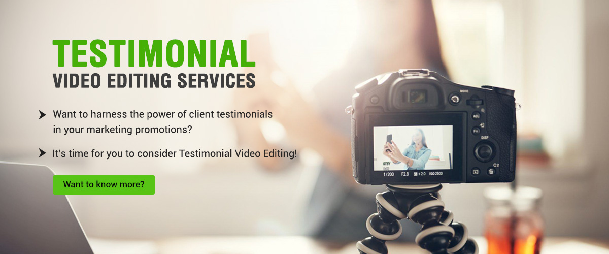 testimonial video editing services