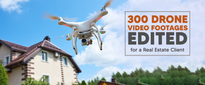 drone video footages editing case study