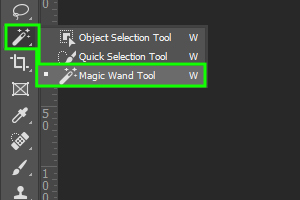 Magic Wand Tool in Photoshop