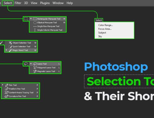 Adobe Photoshop Selection Tools is Explained with Their Usages