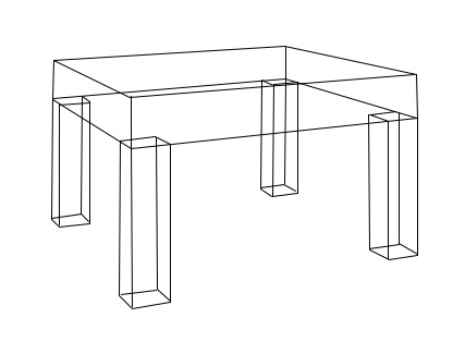 3d wireframe model example 1