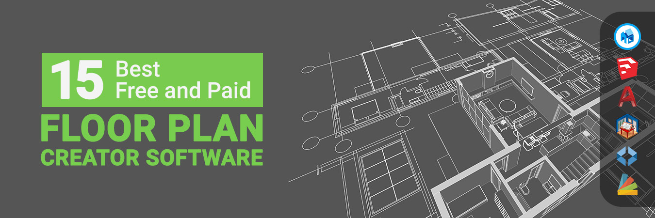 Floor plan creator. Floorplanner. Stock Illustration