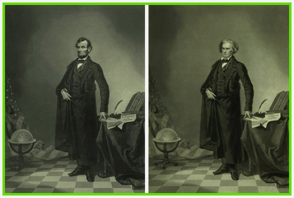 Photo Manipulation of US President Abraham Lincoln