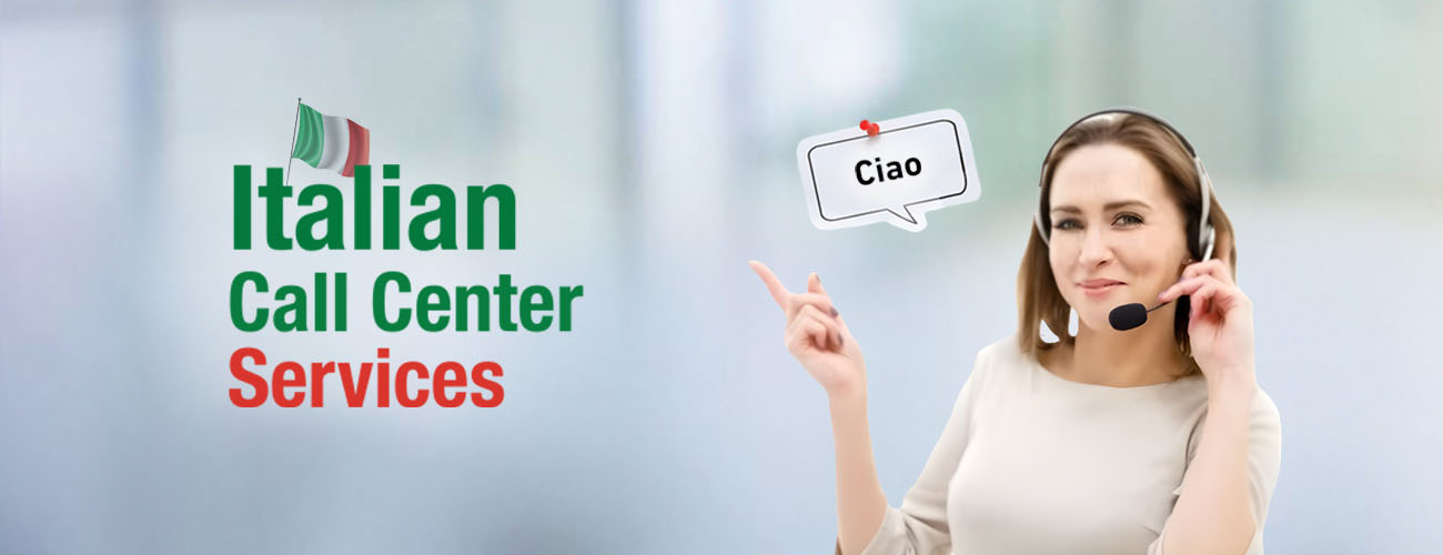 Italian speaking call center services