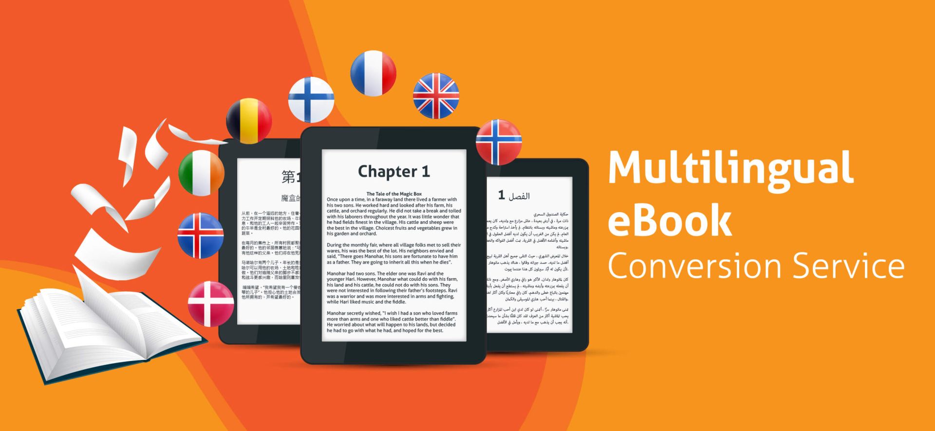 multilingual ebook conversion services