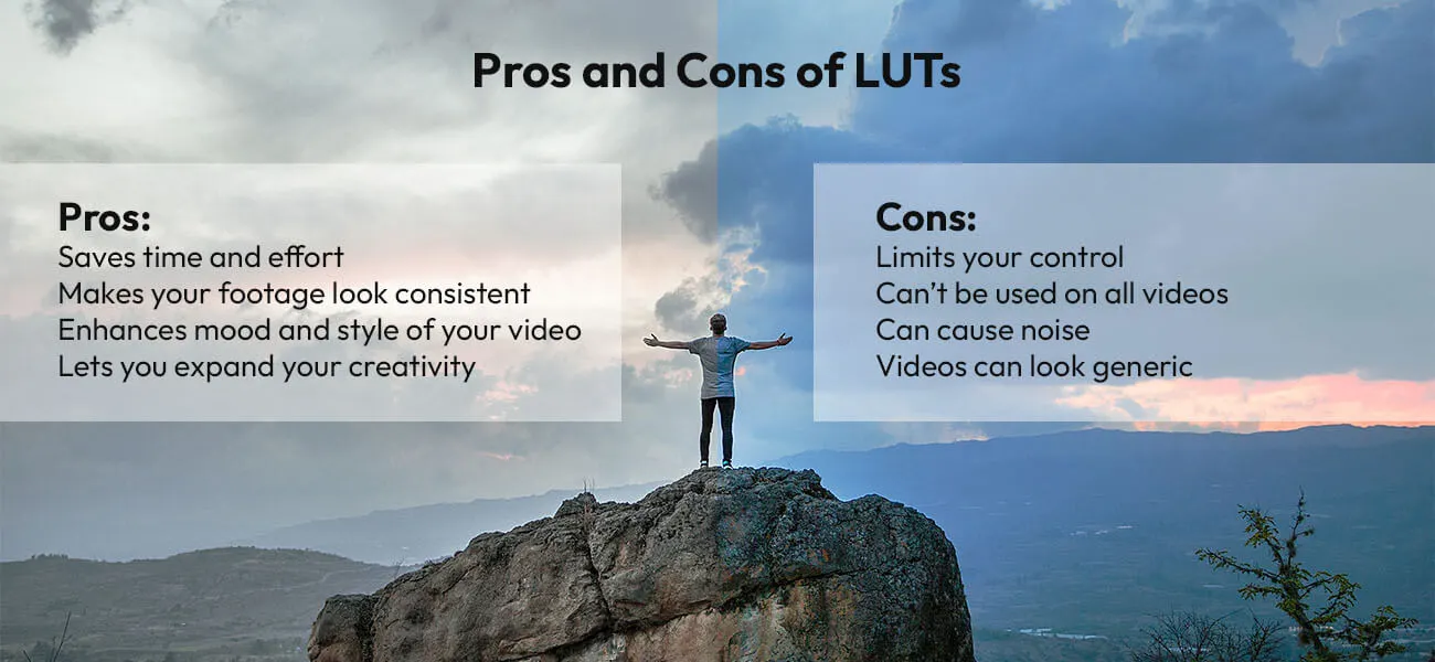 pros and cons of luts